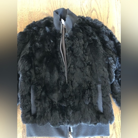 Bagatelle rabbit fur bomber, XS - Picture 4 of 6